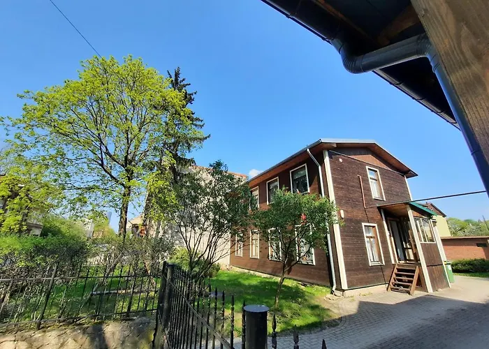 Wooden House Near City Center